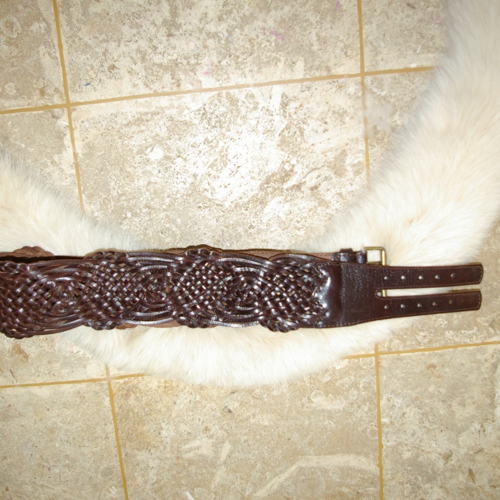 Brown Genuine Leather  Belt
